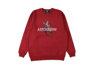 WIND AND SEA x SAMURAI CHAMPLOO (RVS) Crew "Burgundy"