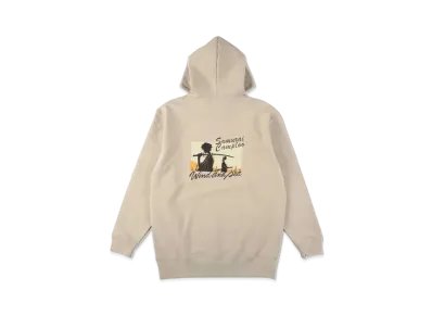 WIND AND SEA x SAMURAI CHAMPLOO (Illust) Hoodie "Beige"