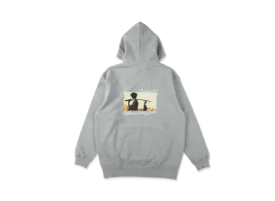 WIND AND SEA x SAMURAI CHAMPLOO (Illust) Hoodie "Gray"