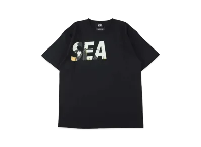 WIND AND SEA x SAMURAI CHAMPLOO (Sea) S/S Tee "Black"