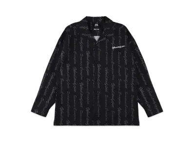 WIND AND SEA x SAMURAI CHAMPLOO (Patteen) Open Collar Shirt "Black"