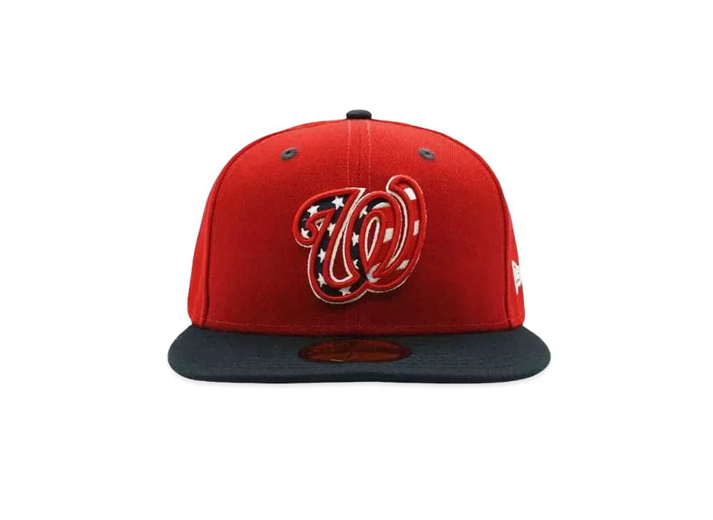 NEW ERA 59FIFTY MLB On-Field Washington Nationals "RED/BLACK"
