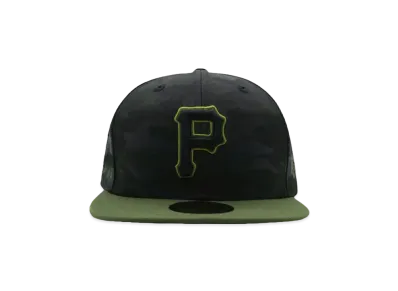 NEW ERA 59FIFTY MLB On-Field Pittsburgh Pirates Alternate 3 "BLACK CAMO/RIFLE GREEN"