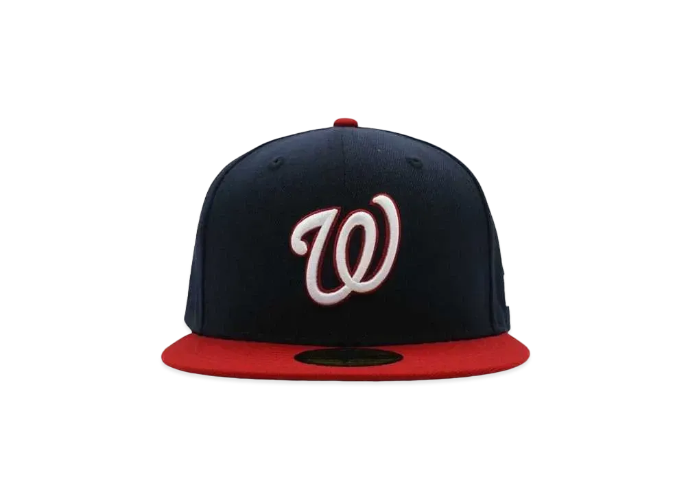 NEW ERA 59FIFTY MLB On-Field Washington Nationals Alternate "NAVY/SCARLET"