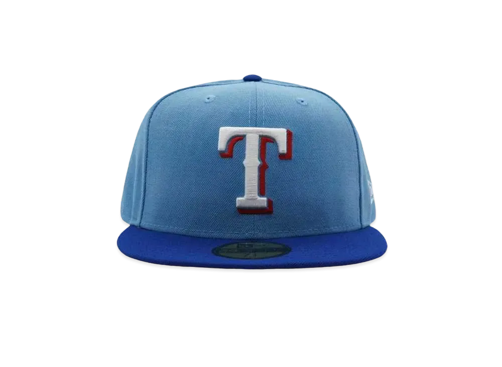 NEW ERA 59FIFTY MLB On-Field Texas Rangers Alternate 2 "SKY BLUE/LIGHT ROYAL"