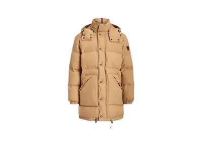 Polo Ralph Lauren Water Resistant Wool Blend Down Coat "Brown"