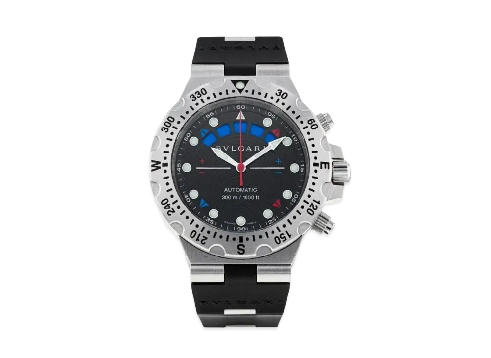 BVLGARI Diagono Scuba Regatta Flyback Chrono "Black/Stainless Steel"