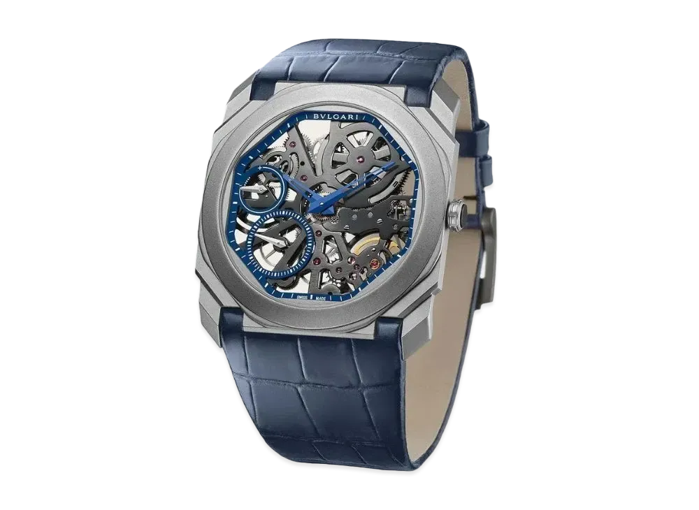 BVLGARI Octo Finissimo Skeleton Exclusive 200 "Gray/Blue/Titanium"