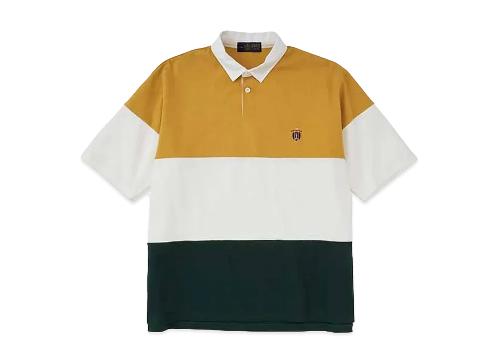 DIGAWEL Rugby Stripe Polo Shirt "140/Mustard"