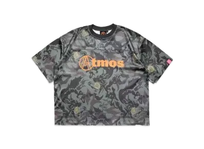 Atmos x AGAINST LAB. Year Of The Dragon Camo Mesh Tee "Green"