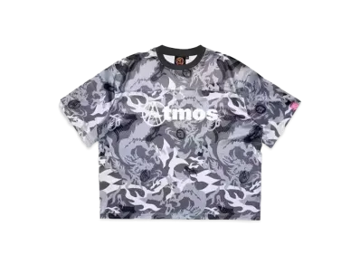 Atmos x AGAINST LAB. Year Of The Dragon Camo Mesh Tee "Grey"