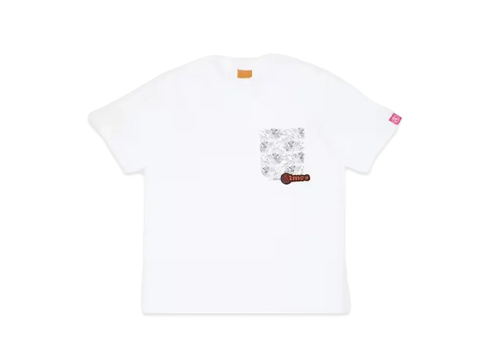 Atmos x AGAINST LAB. Year Of The Dragon Camo Pocket Tee "White"