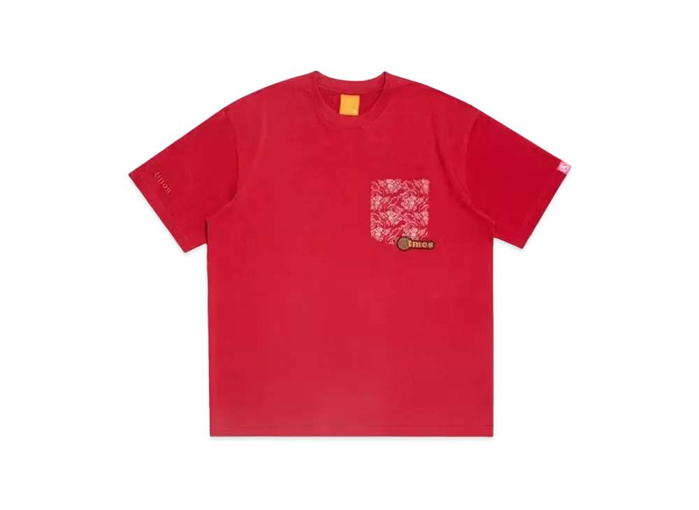Atmos x AGAINST LAB. Year Of The Dragon Camo Pocket Tee "Maroon"
