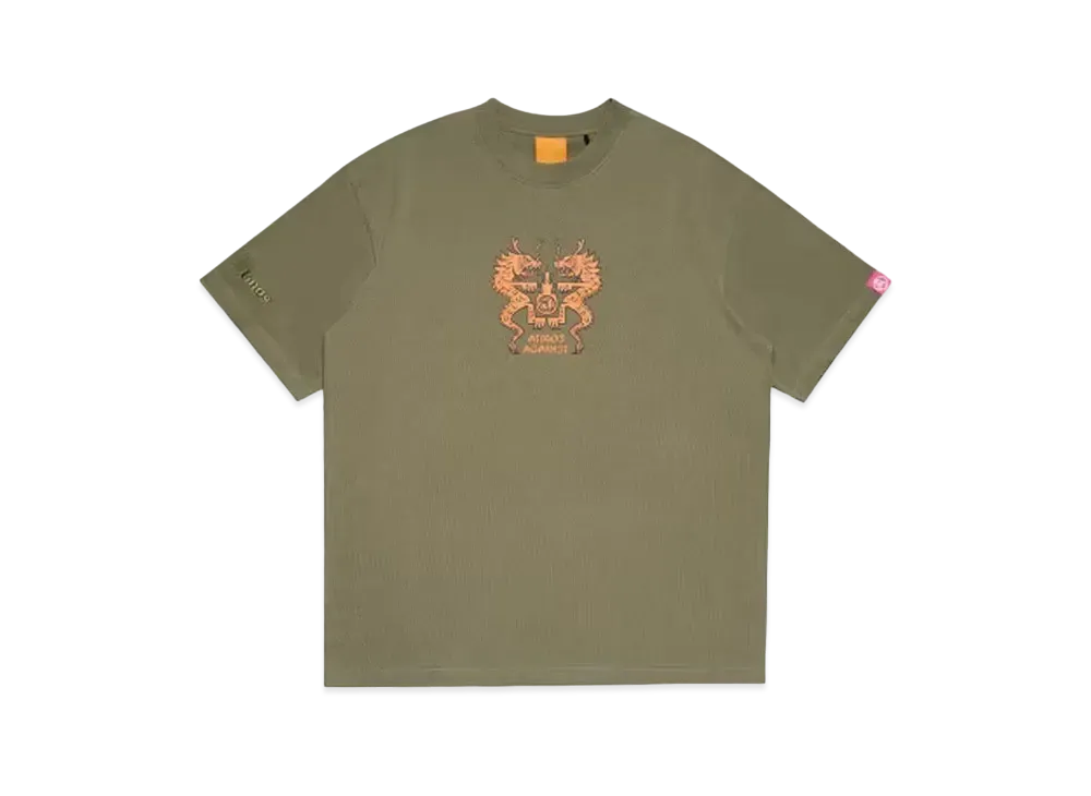 Atmos x AGAINST LAB. Year Of The Dragon Emblem Tee "Olive"