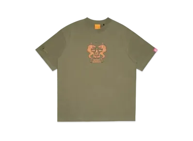 Atmos x AGAINST LAB. Year Of The Dragon Emblem Tee "Olive"