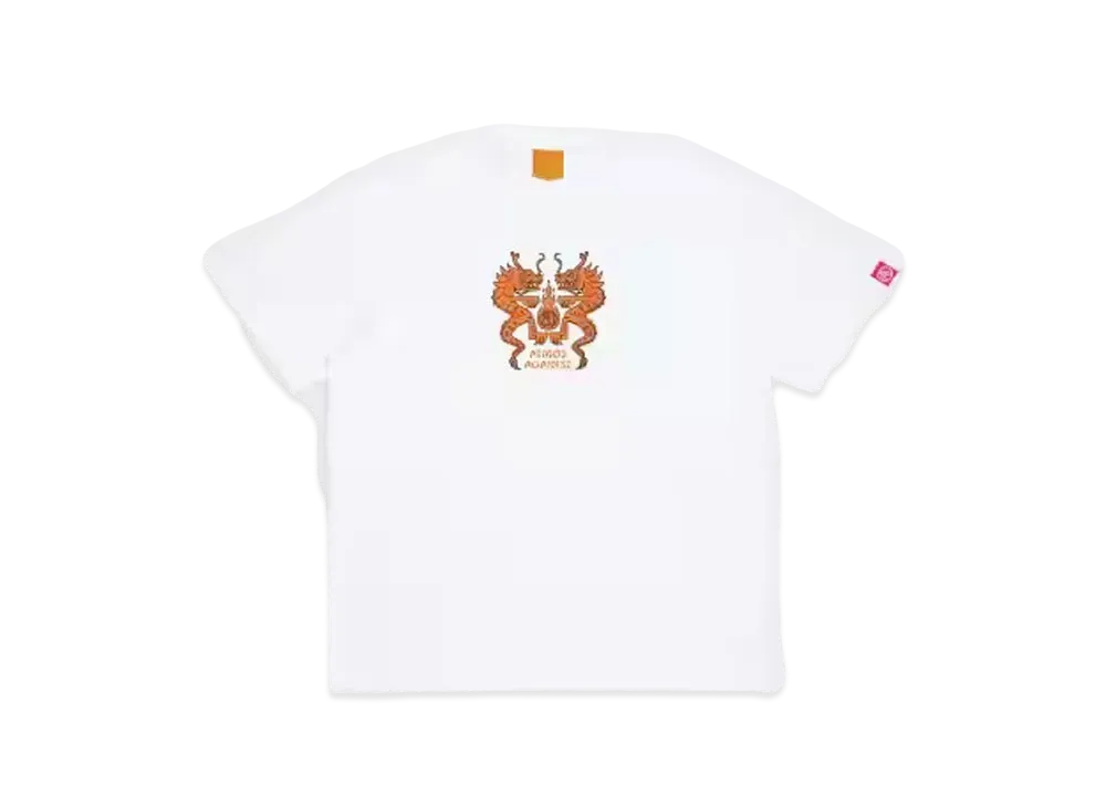 Atmos x AGAINST LAB. Year Of The Dragon Emblem Tee "White"