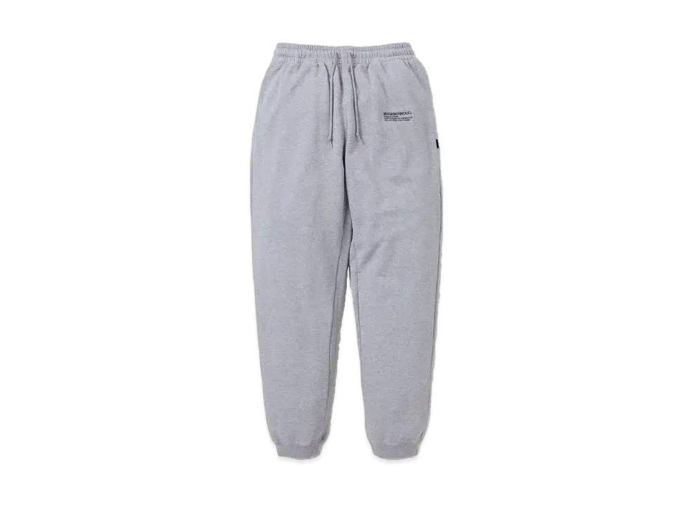 NEIGHBORHOOD 24SS Plain Sweat Pants "Gray"