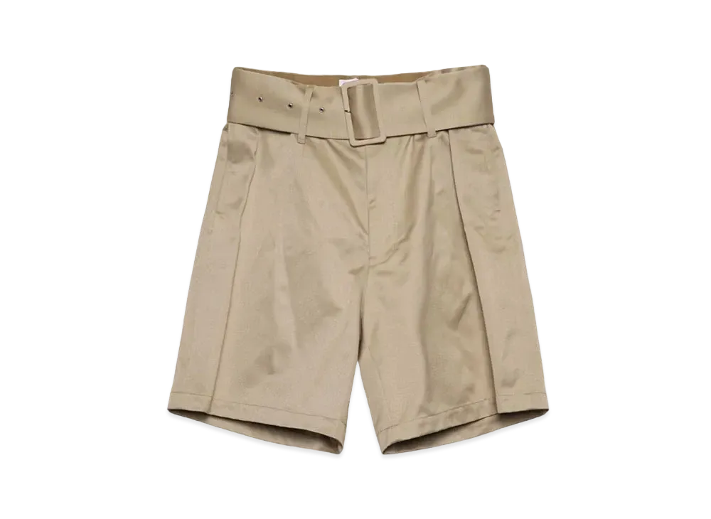 FACETASM BIG HEART SHORT PANTS "BEIGE"