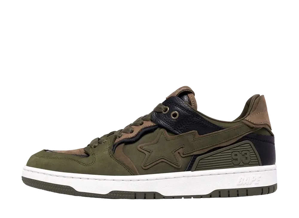 アベイシングエイプ ベイプ スケートスタ #6 "オリーブドラブ"