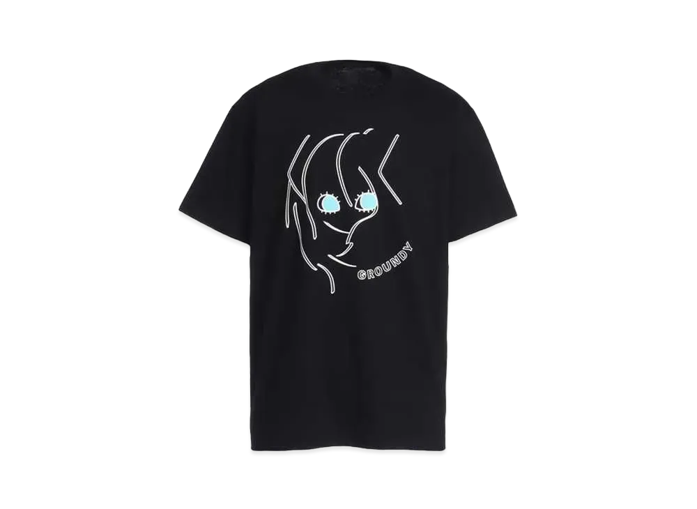 Ground Y x HATSUNE MIKU Tee (Face2) "Black"