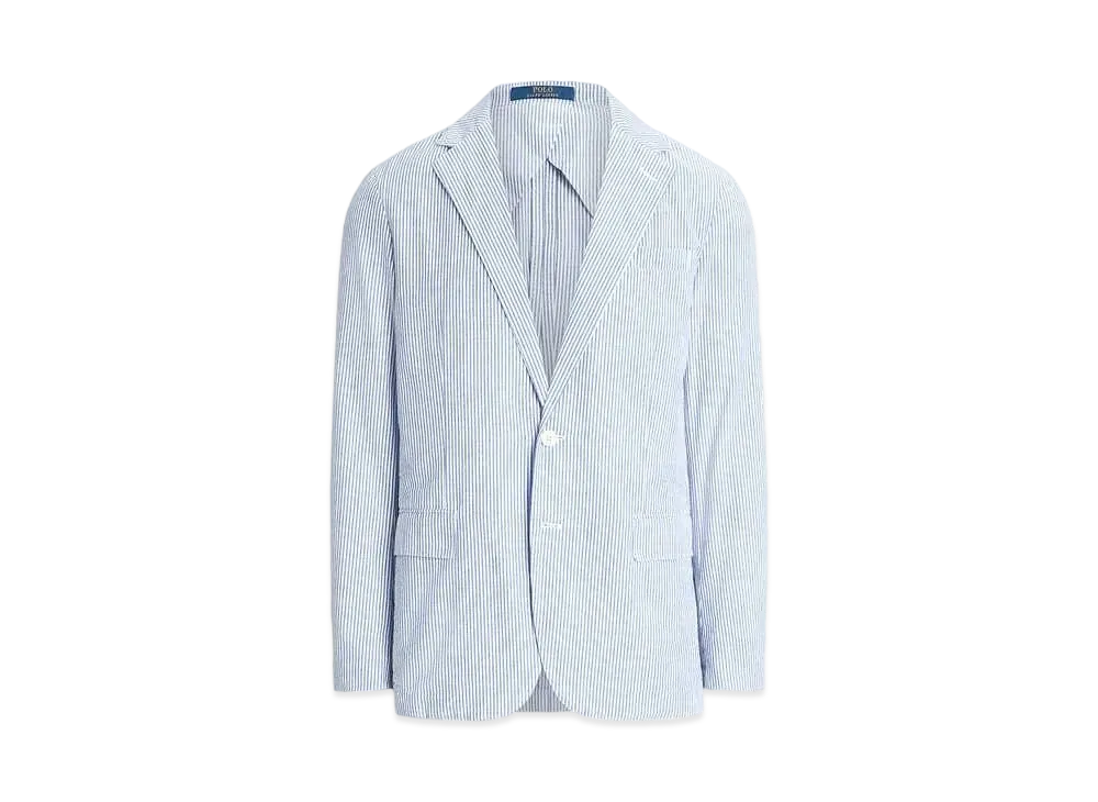 Polo Ralph Lauren Polo Soft Modern Seesucker Suit Jacket "Blue"