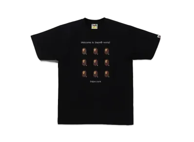 A BATHING APE Bape.com Tee "Black"