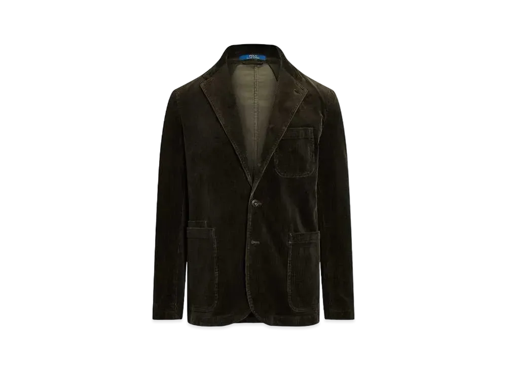 Polo Ralph Lauren Washed Stretch Corduroy Suit Jacket "Green"