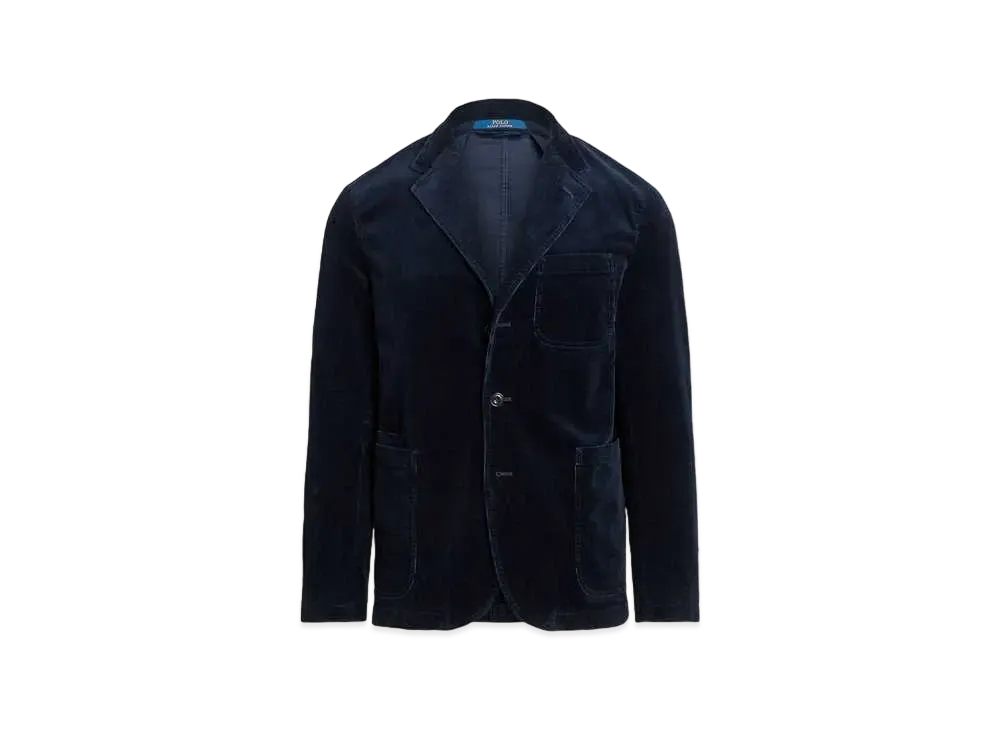 Polo Ralph Lauren Washed Stretch Corduroy Suit Jacket "Navy"