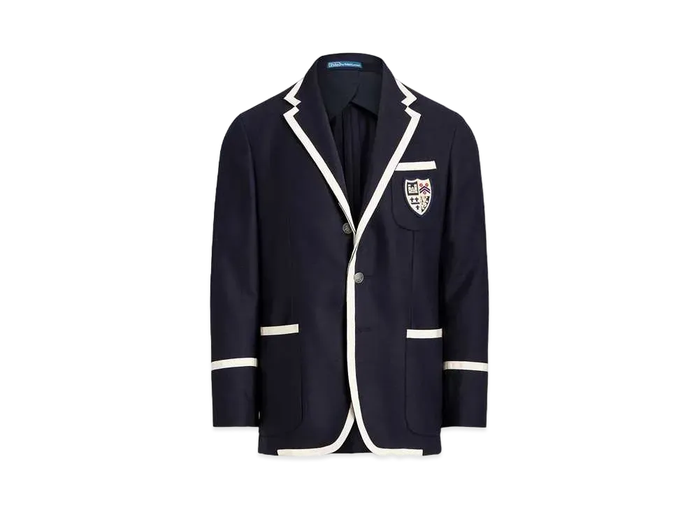 Polo Ralph Lauren Polo Unconstructed Wool Cricket Blazer "Navy"