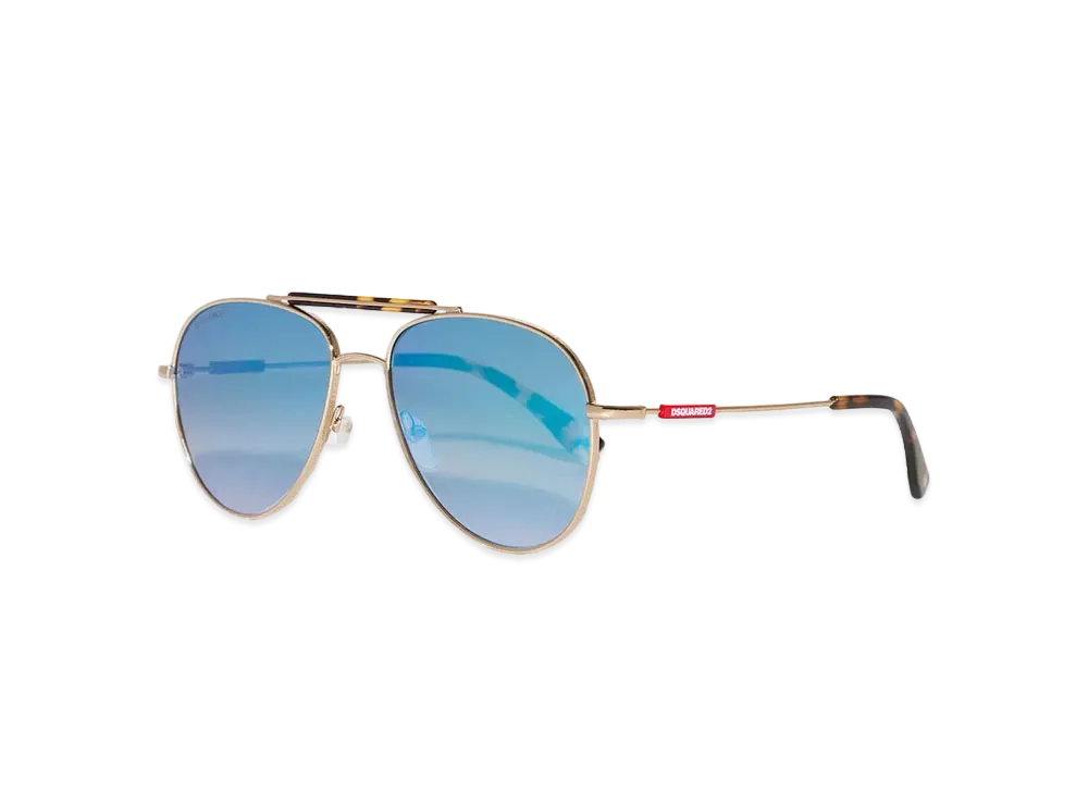 Dsquared2 Dynamic Gold Sunglasses "Gold/Blue"