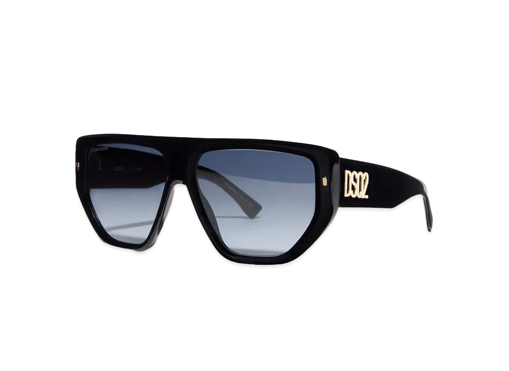 Dsquared2 Hype Black Gold Sunglasses #2 "Black"