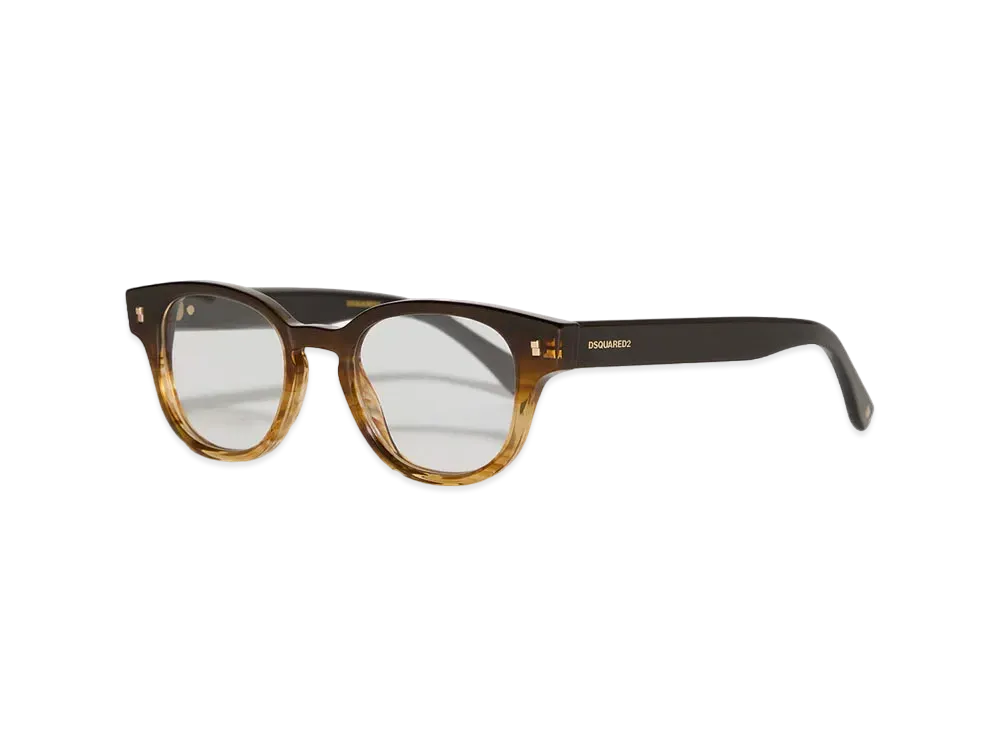 Dsquared2 Refined Brown Horn Optical Glasses "Brown"
