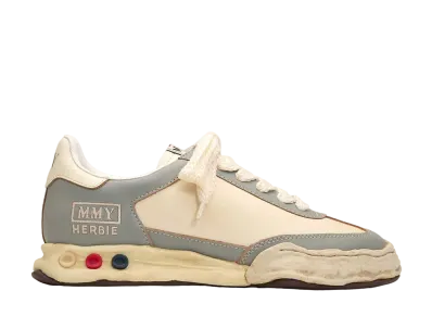 Maison MIHARA YASUHIRO HERBIE OG Sole VC Leather Low-top Sneaker "White/Gray"