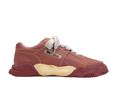 Maison MIHARA YASUHIRO PARKER OG Sole VE Leather Low-top Sneaker "Red"