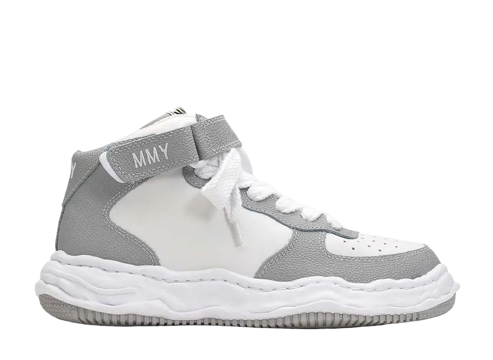 メゾンミハラヤスヒロ ウェイン オリジナルソール ハイトップスニーカー "ホワイト/グレー" (A11FW711)