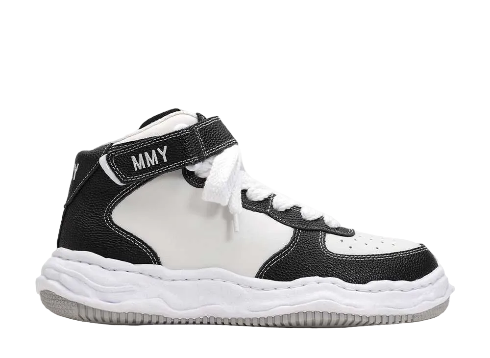 Maison MIHARA YASUHIRO WAYNE OG Sole High Top Sneaker "Black/White"