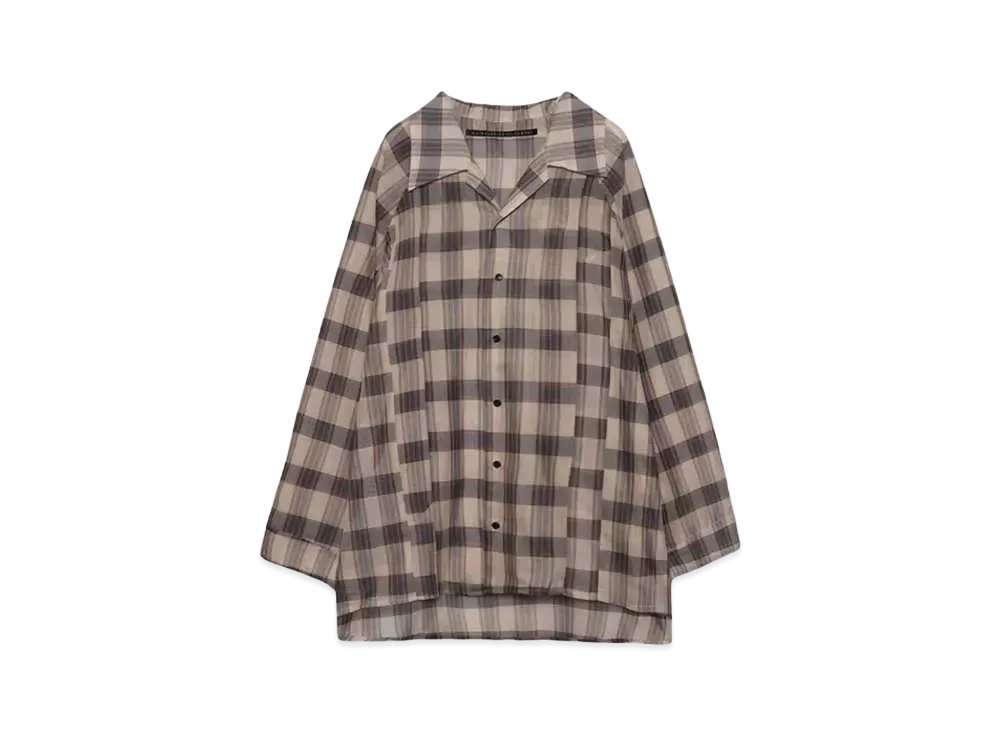 my beautiful landlet ORGANDY CHECK "BEIGE"