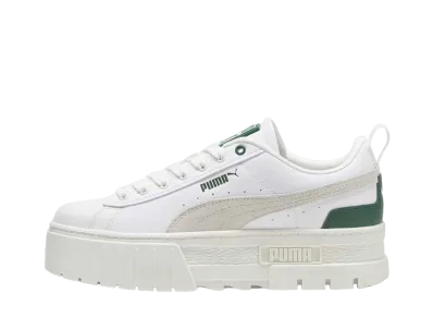 Puma Women's Mayze Leather "Puma White/Vine"