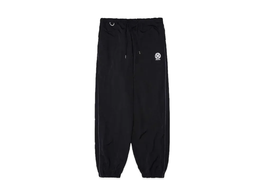 9090 N Logo Side-zip Nylon Pants "Black Camo"