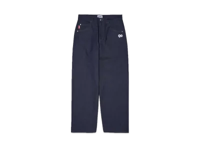 9090 States Logo Rigid Tapered Denim "Indigo"