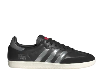 adidas Samba OG "Core Black/Silver Metallic/Off White"