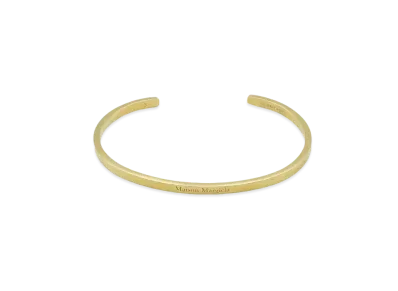 Maison Margiela Cuff "Yellow Gold Plating Burattato"