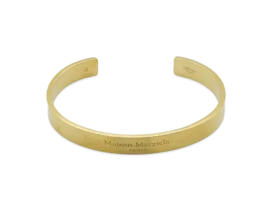 Maison Margiela Cuff "Yellow Gold Plating Burattato"