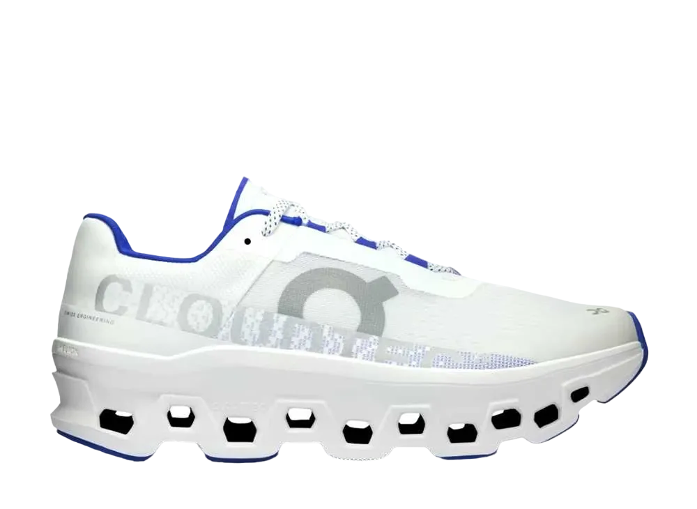 オン ウィメンズ クラウドモンスター "ホワイト/インディゴ"