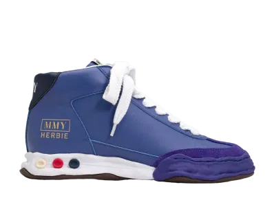 Maison MIHARA YASUHIRO HERBIE OG Sole Leather High-top Sneaker "Purple"