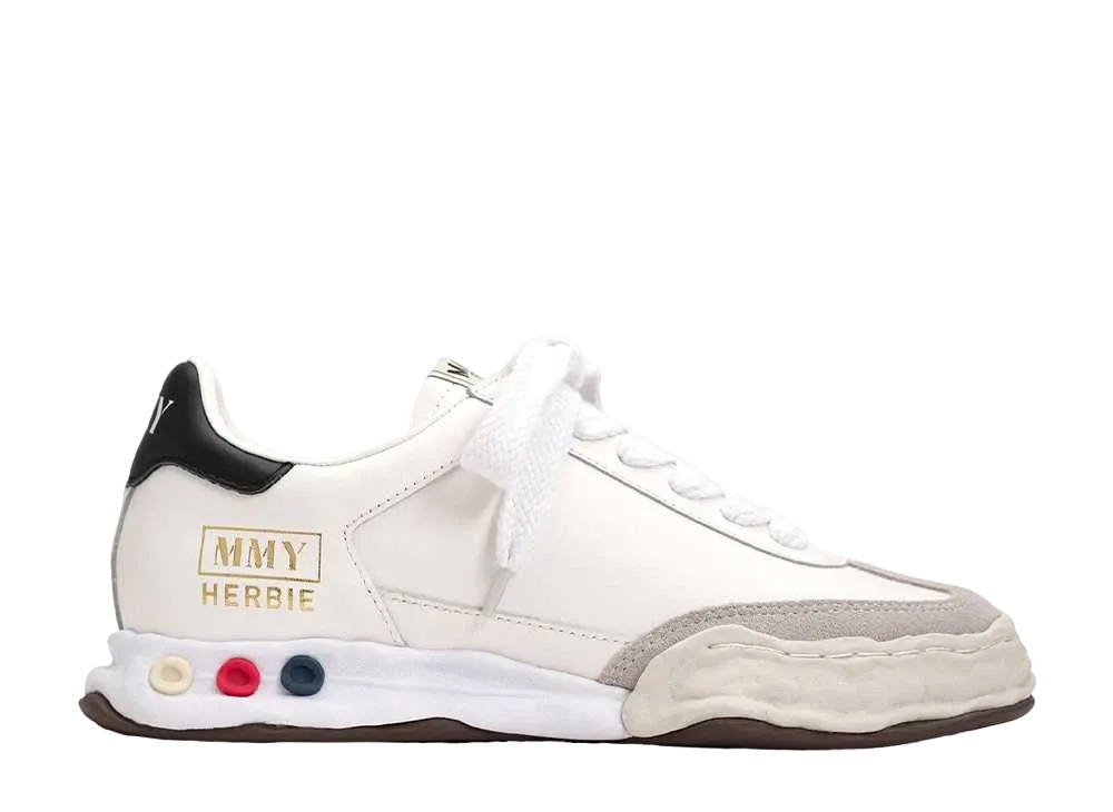 メゾンミハラヤスヒロ ハービー OG ソール レザー ロートップ スニーカー "ホワイト" (A09FW702)