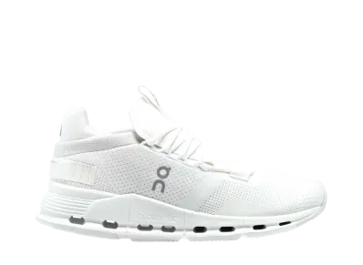 On Women's Cloudnova "Undyed White/White"