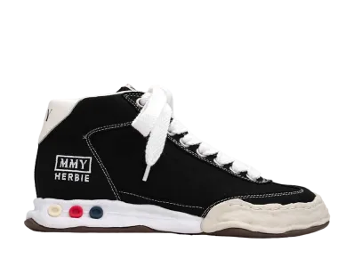 Maison MIHARA YASUHIRO HERBIE OG Sole Canvas High-top Sneaker "Black"