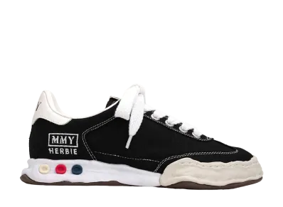 Maison MIHARA YASUHIRO HERBIE OG Sole Canvas Low-top Sneaker "Black"