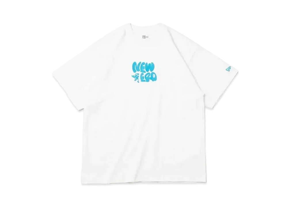 NEW ERA x Coin Parking Delivery Shortsleeve Oversized Cotton Tee Shirai-San "White"